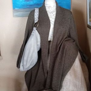 WD.NY. Petite Olive Green Sweater/Wrap